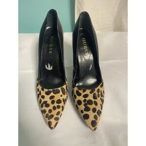 Guess Size 9.5 Leopard  Cheetah Print Stilettos‎ Bin 2